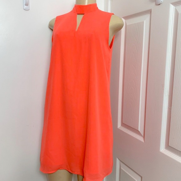Forever 21 NWT Dress soft Orange SZ S - Picture 1 of 8